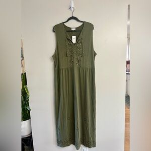 3X | Embellished Maxi Dress